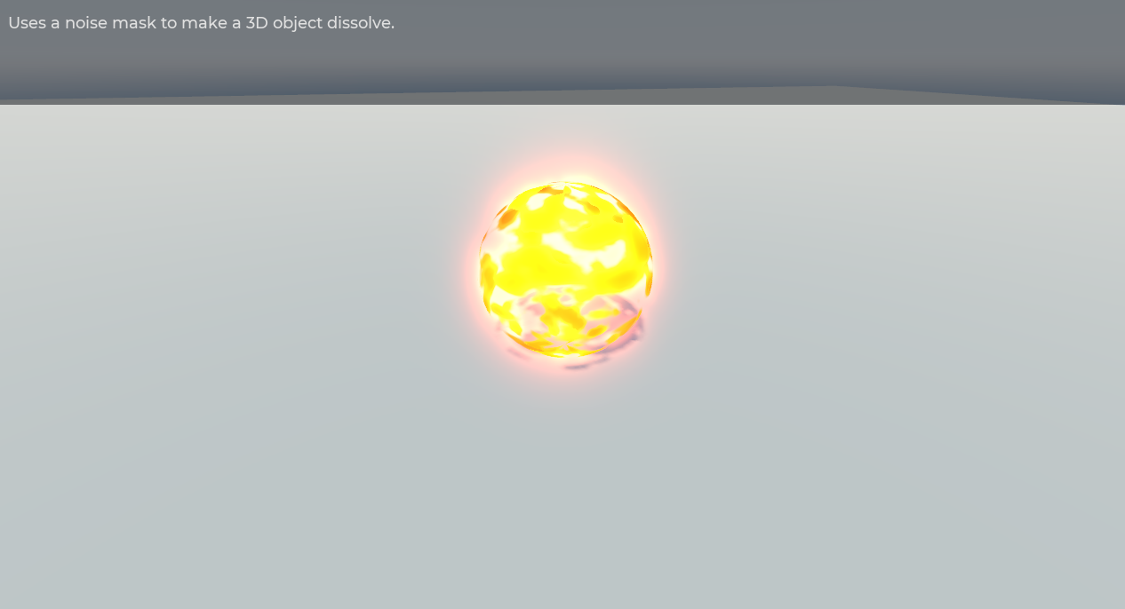 3D Dissolve shader